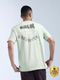 Nexzo Men Printed Round Neck Pure Cotton Grey T-Shirt - Image 4