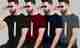 MISTY COLLECTION Pack of 5 Men's Striped Polyester T-Shirts - Image 2