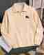 Try This Men Printed Polo Neck Cotton Blend Brown T-Shirt - Image 2