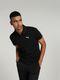 TAZO Men Striped Polo Neck Cotton Blend White T-Shirt - Image 4