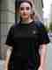 ENGLISHPREMIUM Women Printed V Neck Polyester Beige T-Shirt - Image 2
