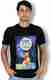 Jisa Men Graphic Print, Typography, Striped Round Neck Cotton Blend White, Pink, Black T-Shirt - Image 2