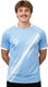 Smv Men Typography Round Neck Polyester Light Blue T-Shirt - Image 3