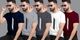 MISTY COLLECTION Pack of 5 Men's Striped Polyester T-Shirts - Image 3