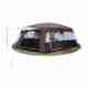 KriShyam 5-9 Person Dome Camping Tent Beige - Image 2