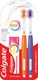 CARE CUB Green & Pink Flat Nano10000 Bristle BPA Free Effect For Sensitive Teeth Extra Soft Toothbrush (Pack of 4) - Image 3