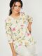 MAX Casual Regular Sleeves Printed Women Black Top - Image 3