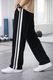 JexPuti Men Striped Beige Track Pants - Image 3