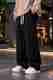 KILIYAM Men Solid Black Track Pants - Image 2