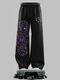 ZEN1FASHION Men Printed Black Track Pants - Image 4