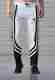 DL Fashion Men Self Design White Track Pants - Image 2