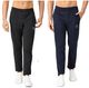 Yazole Pack of 2 Men Solid Grey Track Pants - Image 4