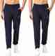 Yazole Pack of 2 Men Solid Grey Track Pants - Image 2