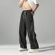 PSVEESHA Men Striped Black Track Pants - Image 4