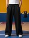 HRX by Hrithik Roshan HRX Men Solid Black Track Pants - Image 3