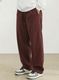 L E X C O Men Solid Brown Track Pants - Image 4