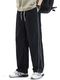 AA FASHION STORE Men Colorblock Black Track Pants - Image 3