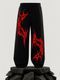 Toura Men & Women Black Graphic Track Pants - Image 3