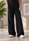 KAAMO FASHION Men Striped Black Track Pants - Image 4