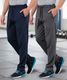 Joggers Park Pack of 2 Men Printed Black, Grey Track Pants - Image 3