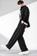 Paralians Men Striped Black Track Pants - Image 4