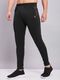 TECHNOSPORT Men Solid Black Track Pants - Image 3