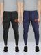 AVOLT Men's Solid Multicolor Track Pants (Pack of 2) - Image 4