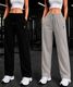 Clothina Pack of 2 Women Striped Multicolor Track Pants - Image 3