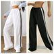 GREEN-SHADE Women Regular Fit Black Polyester Trousers - Image 3