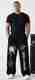 FNGRPRNT Men Solid Black Track Pants - Image 2