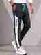 Paralians Men Striped Black Track Pants - Image 2