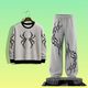 DEVU FASHION Men Night Suit Set White Striped - Image 3