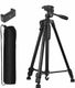Sconzi R16S Selfie Stick Tripod with Flash Light, Black - Image 3