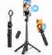Planetoid Tripod 3110 Mobile Stand with Bluetooth Selfie Remote & Collar Mic (1.5 meter) Tripod Kit, Tripod (Black, Silver, Supports Up to 1500 g) - Image 2