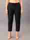 FASHIONCARNIVEL Women Loose Fit Black Cotton Blend Trousers - Image 2