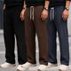 dorell Pack of 2 Men Loose Fit Brown, White Polyester Trousers - Image 4
