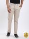 HIGHLANDER Men Regular Fit Beige Cotton Blend Trousers - Image 3
