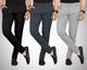Achalnath Enterprises Pack of 3 Men's Regular Fit Lycra Blend Trousers - Image 3