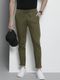 HIGHLANDER Men Regular Fit Beige Cotton Blend Trousers - Image 3