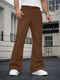 nightscape Men Flared Black Polycotton Trousers - Image 4