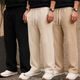 dorell Pack of 2 Men Loose Fit Brown, White Polyester Trousers - Image 3