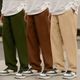 HIGHLANDER Men Regular Fit Beige Cotton Blend Trousers - Image 4
