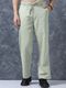 METRONAUT Men Black Pure Linen Trousers Comfort Fit - Image 3