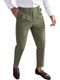 INDICLUB Men Relaxed Black Polycotton Trousers - Image 3