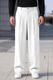 FTX Men Loose Fit White Lycra Blend Trousers - Image 3