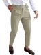 INDICLUB Men Relaxed Black Polycotton Trousers - Image 4
