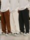 mtwn Men Straight Fit Black Polyester Trousers - Image 4