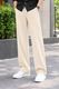 METRONAUT Men Beige Linen Blend Trousers - Image 3
