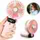 Hokiit Blue Mini Hand Fan, 1800mAh Rechargeable, 5 Speed - Image 2