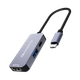 DELOX USB 2 IN 1 OTG Connector OTG 2IN1 USB Hub (Black) - Image 4